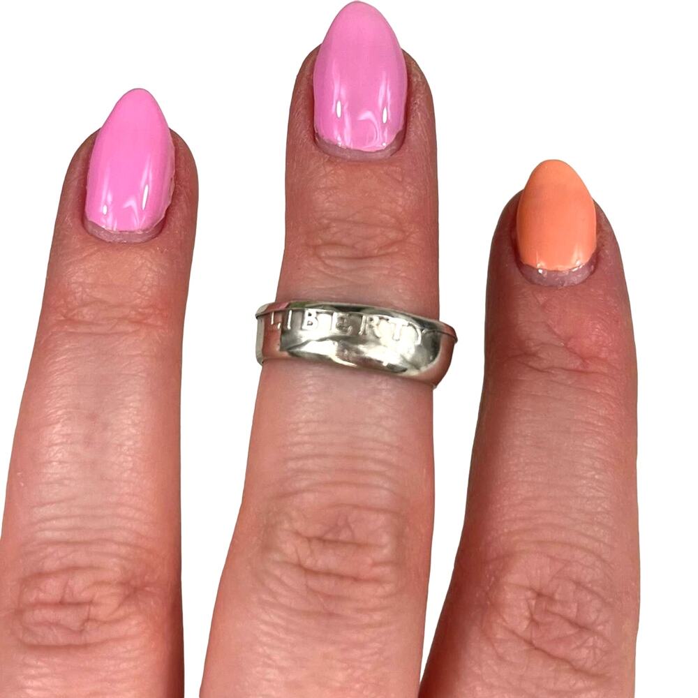 Silver Handmade US Silver Quarter Ring Jewelry Western Punk
